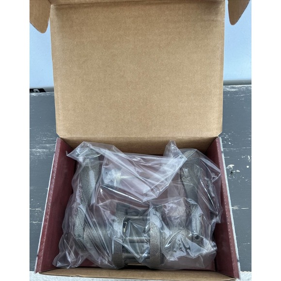 Ancient Treasures Reversible Door Handle King's Ransom II Collection Platinum - Picture 3 of 4